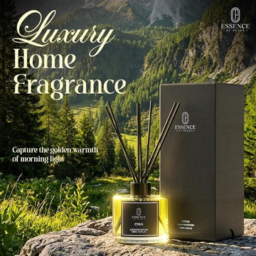 This is an Essence of Peace Citrus Reed Diffuser. 